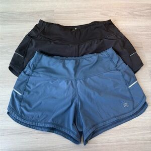 Athleta Black and Navy Shorts